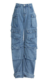 Pockets Denim PANGTS In Blue